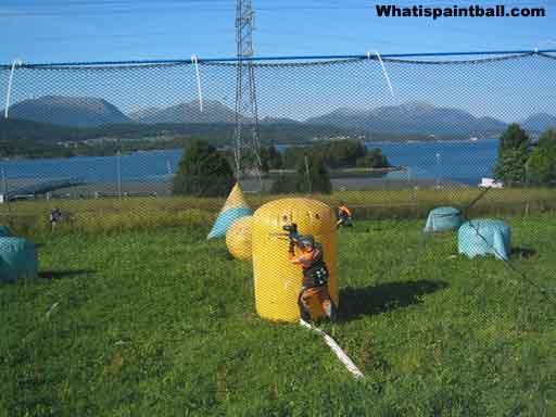 An air ball field with a view, sent in by a reader